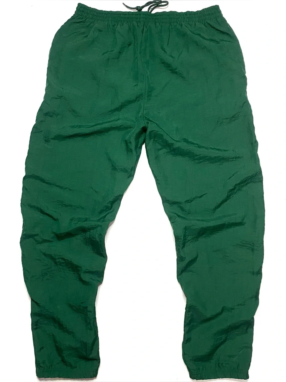 Vintage Reebok Men’s Lined Windbreaker Track Pants Forest Green Size XL Athletic